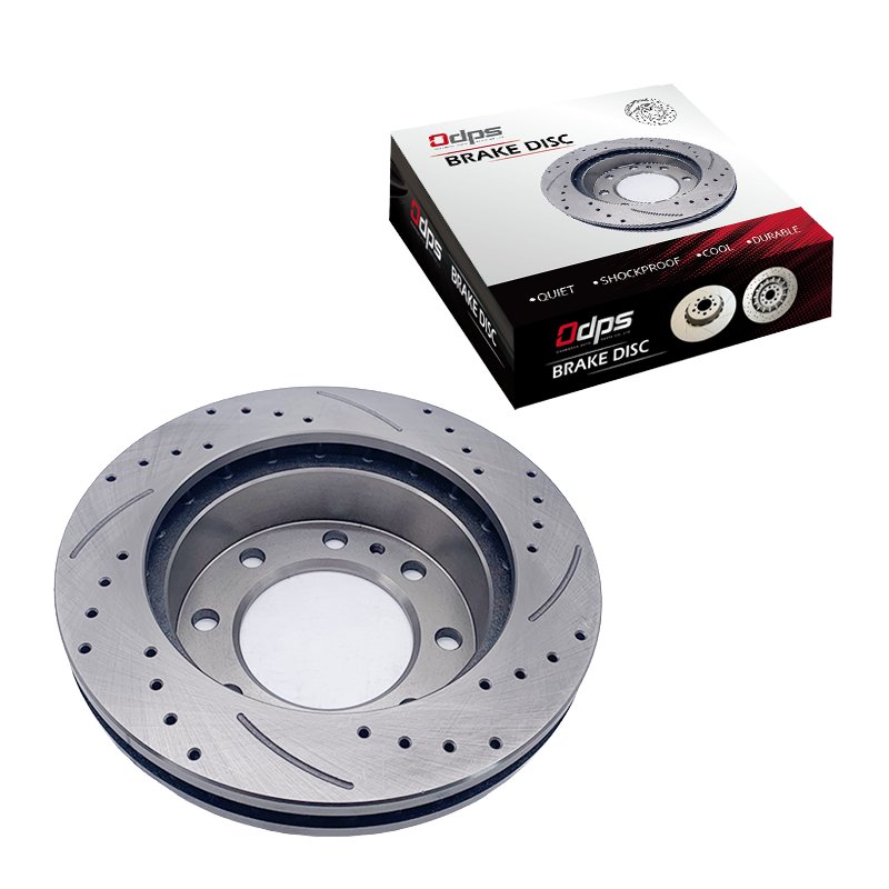 55072-3 Rear Drilled and Slotted Ventilated Brake Disc 299mm Ceramic Formula Passenger Car Quiet Durable and No Dust for PORSCHE